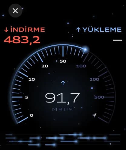 Apple Watch'ta ölçüm sürerken indirme göstergesi